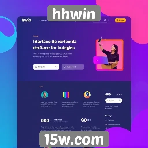 Análise da interface do site hhwin